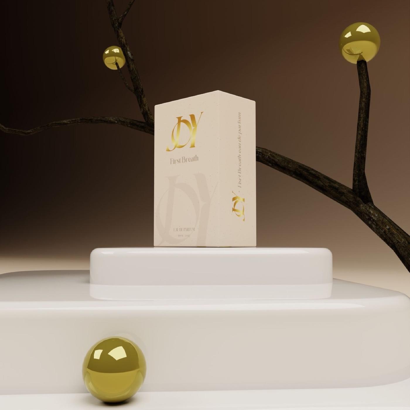 Empaque de la marca Joy Perfume